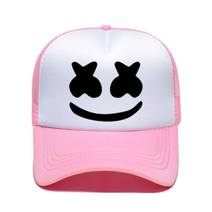Casquette de baseball unisexe 100% en maille à motif visage souriant <span class=keywords><strong>AliExpress</strong></span>, protection solaire, style camionneur, best-seller transfrontalier - Product Image 4