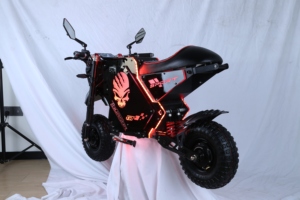 Novedades en Existencias en Almacén <span class=keywords><strong>de</strong></span> EE. UU., Motocicleta Eléctrica <span class=keywords><strong>de</strong></span> 14 Pulgadas con Llantas Gruesas, Scooter <span class=keywords><strong>de</strong></span> Dos Ruedas, 72V 10000W, Alta Velocidad, Batería NFC - Product Image 4