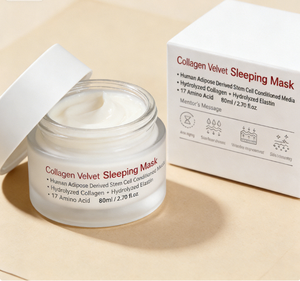 Masque de nuit en velours de collagène OEM ODM, anti-rides, nourrissant la peau, réparation nocturne, soin coréen de la peau, hydratation du visage - Product Image 3