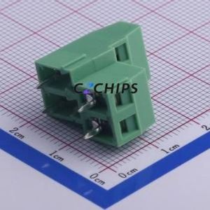 KF127A-5.08-2*2P Screw Terminal Block Through hole Component (THT),P=5.08mm Connector 2x2P 5.08mm Green Through Hole - Product Image 1