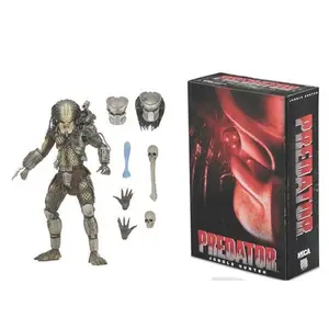 Mainan Plastik pvc, 7 inci 18cm neca tokoh aksi predator neca hunter predator figure