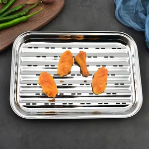 Nouveaux outils de Barbecue plaque de cuisson en acier inoxydable pour barbecue à légumes