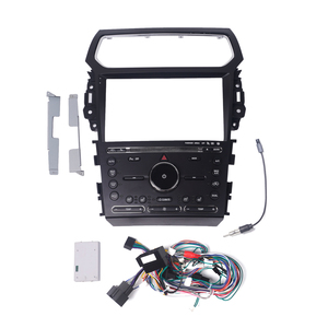 แผงนำทาง GPS ในรถยนต์สำหรับ Ford <span class=keywords><strong>Explorer</strong></span> 2011-2019 หน้าจอ 10.1 นิ้ว <span class=keywords><strong>2</strong></span> Din วิทยุติดรถยนต์ระบบ Android พร้อมกรอบแผงหน้าปัด - Product Image 1
