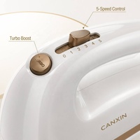 Batteur à main multifonction 300W, batteur à œufs électrique, batidora pour la pâtisserie et les gâteaux, mixeur, appareil de cuisine, robot pâtissier