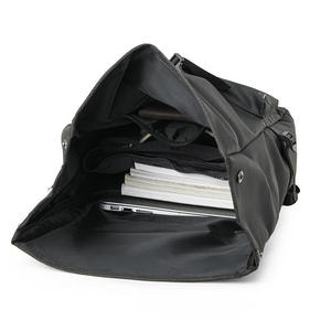 Custom Leather film PU Roll-top <b>Backpack</b>, Outdoor Casual Short-trip Roll-top Large-capacity <b>Backpack</b>. - Product Image 3