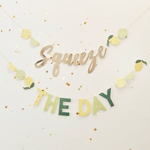 Damai <b>Custom</b> Lemon Themed Wholesale Party Tableware Supplies Event Kid Happy Birthday Party Paper Plate Set - Product Image 5