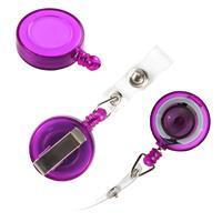 Lot de 50 porte-badges rétractables robustes et opaques, porte-clés pour passe de ski, accessoires en PVC Bestow