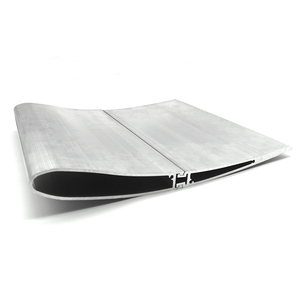 Ventilador de perfil de aluminio anodizado de nuevo diseño moderno lumbrera ovalada de construcción aerodinámica - Product Image 1