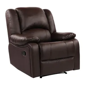 VANBOW 3 year warranty Classic Reclinable Push Back Power Motion Recliner Chair in Living Room
