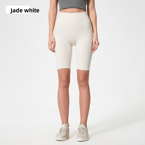 Pantaloncini sportivi <span class=keywords><strong>da</strong></span> <span class=keywords><strong>donna</strong></span> a vita alta per fitness primavera/estate con tasca a cinque punte, leggings yoga senza cuciture a vita alta e aderenti - Product Image 5