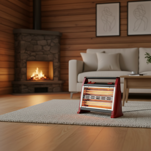Aquecedores Elétricos Radiantes de Quartzo Portáteis de Metal e Plástico para Mesa com Proteção Contra Quedas, Economia de Energia e Aquecimento Rápido - Product Image 2