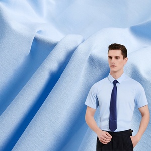 Tela de Popelina de Algodón Teñida en Sólido, Ecológica, de Alta Densidad 40S 50S 60S, Materiales Tejidos para Camisas, Tela de Algodón para Prendas - Product Image 1