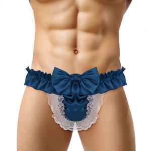 <span class=keywords><strong>Slip</strong></span> Trasparenti da <span class=keywords><strong>Uomo</strong></span>, Bikini in Raso, Perizoma, Intimo Sexy, Abbigliamento Divertente per Gay, Lingerie Intima - Product Image 1