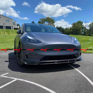 Kit Carrozzeria in Fibra di Carbonio di Alta Qualità, Stile CP, per Tesla Model Y, Paraurti Anteriore/Posteriore, Nero, Montaggio a Vite, Garanzia 1 Anno - Product Image 4