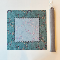 Tapis de table de mahjong antidérapant avec base en caoutchouc durable, pliable, pour le jeu et le transport, avec pochette de rangement, 80 cm x 80 cm, pour joueurs