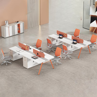 Ensemble bureau et chaise, mobilier de bureau simple et moderne, bureau informatique, espace de travail pour employés