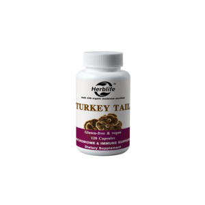 OEM ขายดี - ปรับแต่งได้ - แคปซูลหางไก่งวง - อาหารเสริมเพื่อสุขภาพทางเดินอาหารและเสริมภูมิคุ้มกัน - 120 แคปซูล - Product Image 1