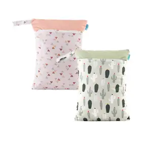 Happy Flute Wet&Dry Waterproof Baby Diaper Bag Multi-function Diaper Bags Mommy Travel Bag