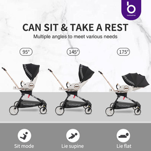Cochecito de <span class=keywords><strong>Beb</strong></span>é Ligero para Viajes, Cochecito de Paseo, Carrito de <span class=keywords><strong>Beb</strong></span>é para Mujer - Product Image 2