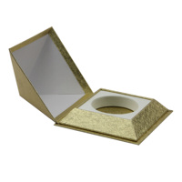 3D-Pyramidenschachtel mit Glanz-/Mattlaminierung, UV-Beschichtung & Prägung (Papierkarton)