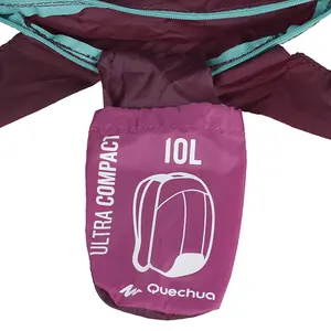 Fabrika toptan katlanır yürüyüş sırt çantası açık özel Logo Ultralight su geçirmez Oxford küçük seyahat sırt çantası katlanabilir