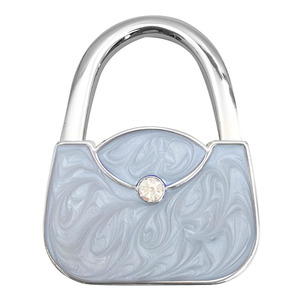 Bestseller Rose Handbag <strong>Shape</strong> Purse Hook Metal Foldable Table Hanger Portable Bag Holder Decorative Accessories Christmas Gift - Product Image 5