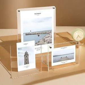 Thân Thiện Với Môi Tùy Chỉnh 2 + 2Mm Hai Mặt Trong Suốt Acrylic Giấy Chứng Nhận Khung Ảnh Handmade Sáng Tạo Acrylic Hình Ảnh Khung - Product Image 6