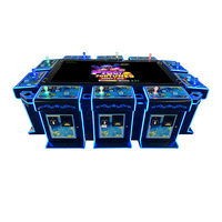 Table de jeu de pêche en métal durable et personnalisée de 65 pouces pour 10 joueurs, fabriquée par l'usine chinoise Qianmen, pour machine de jeu de pêche IGS