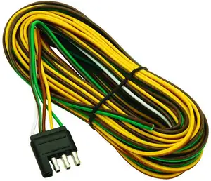 4p 4 way flat plug wiring harness for boat trailer