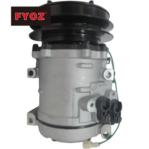 Compresor de Aire Acondicionado 4472204052 2473000510 para <span class=keywords><strong>Denso</strong></span> <span class=keywords><strong>10S15C</strong></span> 10S17A R134A para Komatsu WA380-5 WA430-5 WA430-5-SN - Product Image 2
