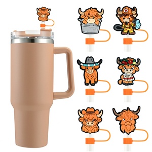 Offre Spéciale : Cache-poussière universel créatif en silicone écologique à motif de dessin animé pour pailles de thé au lait - Product Image 3