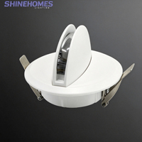 Lumière LED de fenêtre extérieure moderne en aluminium étanche IP65 intégrée 10 °   Lampe d'accentuation à faisceau étroit pour la façade des allées de bâtiment