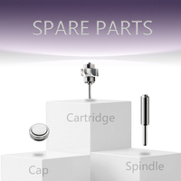 Handpiece turbin gigi kecepatan tinggi, Handpiece baja tahan karat dengan 4 lubang semprot antarmuka Borden