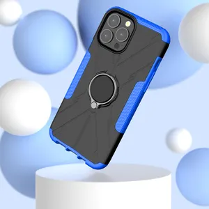 2021 Nieuwe Trending Hot Selling Gsm Case Tpu Pc Metalen Case 3 In 1 Voor Iphone 13 Pro Max Luxe Mobiele Telefoon Hoesjes 8 Kleuren