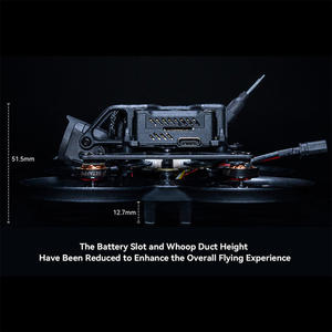 Betafpv Pavo Pico Quadricottero Brushless Whoop 450mAh <span class=keywords><strong>Walksnail</strong></span> Drone da Corsa Telecomandato Pieghevole con Luci LED - Product Image 4