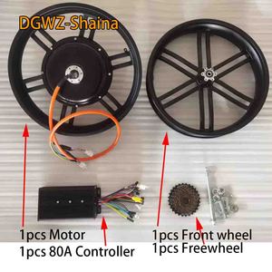 DGWZ 60V 72V 3000W 5000W 20x4.0 Elektrische Fiets Fatbike Gegoten Aluminium Velg Naafmotor Achterwiel en Voorwiel met Controller - Product Image 3