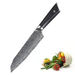 <span class=keywords><strong>Couteau</strong></span> Santoku japonais de qualité supérieure, cœur en acier VG10 à 67 couches - Product Image 1