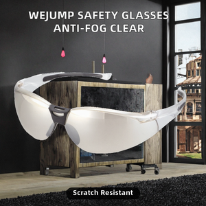 3M HT2012 อุปกรณ์ป้องกันส่วนบุคคล แว่นตานิรภัยสำหรับทำงาน โปร่งใส ป้องกันรอยขีดข่วน ป้องกันฝ้า เลนส์โพลีคาร์บอเนตแบบครึ่งกรอบสำหรับ - Product Image 2