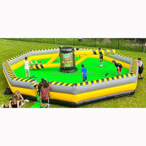 Venta caliente 6 jugadores Wipeout Sweeper inflable Meltdown juego deportivo salto carrera de obstáculos máquina giratoria para <span class=keywords><strong>alquiler</strong></span> de fiesta de niños - Product Image 4