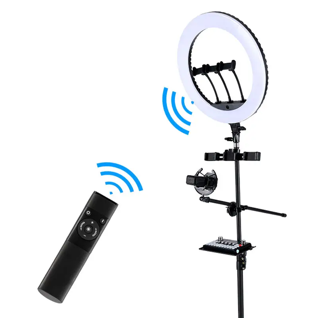 Customized Professional Big Beauty Makeup LED Ring 21 Inch LED Ring Light With Tripod Stand and Phone Holder for Makeup Video