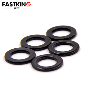 <span class=keywords><strong>Rondelle</strong></span> <span class=keywords><strong>plate</strong></span> en caoutchouc noir en acier inoxydable SUS304 M6*10*1 avec espaceur de vis rond moyen - Catégorie de produit : Rondelles - Product Image 4