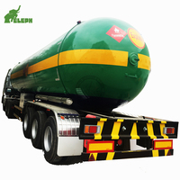 Promotion : Semi-remorque citerne 3 essieux de 50 tonnes pour le stockage d'hydrogène liquide et de GPL pour le Zimbabwe