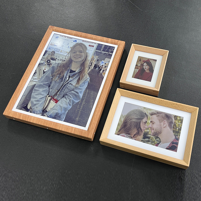 wood photo booth Factory Sell HD Wifi Picture Digital E-ink Photo Frame 13.3inch Large Size Digital Frames Digital Picture Frame