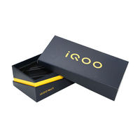 Boîte cadeau magnétique écologique rigide pour téléphone, emballage de téléphone portable haut de gamme, gaufrage, pelliculage mat, logo personnalisé, approvisionnement en gros
