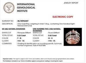 Bague en or sertie de diamants de qualité supérieure pour femmes, magnifique et élégante, cadeau de fiançailles ou de mariage, bijoux fins, brillance classique - Product Image 6