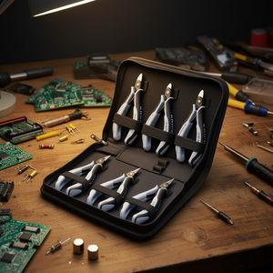 Electronic <b>Pliers</b> <b>Set</b> 6-Piece Tools For Electronic Components - Product Image 2