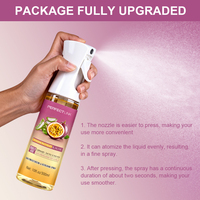 Privé Label Biologische Passievrucht & Rozenwater Anti-Klit Hydraterende Haarspray voor Dreadlocks & Droge Locs