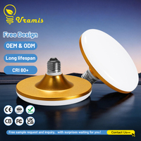 Ampoule LED UFO professionnelle à haute luminosité, 12W à 80W, boîtier en aluminium moulé sous pression, ampoules en forme de soucoupe volante pour gymnase