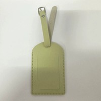 Étiquettes de bagages les plus populaires avec boucle, personnalisées en similicuir souple de luxe, service OEM accepté CN;GUA