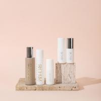 Flacon en verre blanc mat de 5 ml, 8 ml, 10 ml, 15 ml pour huile essentielle, parfum en verre, bille roulante en métal, flacon à bille, couvercle en plastique et aluminium
